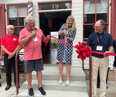 2024 ribbon cutting for Main Street Middletown Welcome Center