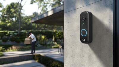 See and hear who’s at your door with the myQ Video Doorbell.