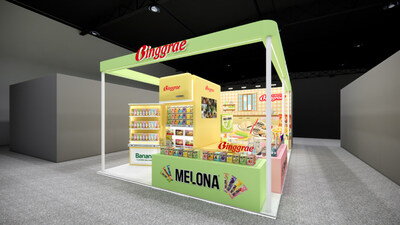 A bird's eye view of the booth of Binggrae 'THAIFEX 2025'