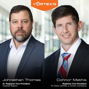 Vortex Companies Promotes Jonathan Thomas and Connor Mathis to Align Coastal Region Service Operations