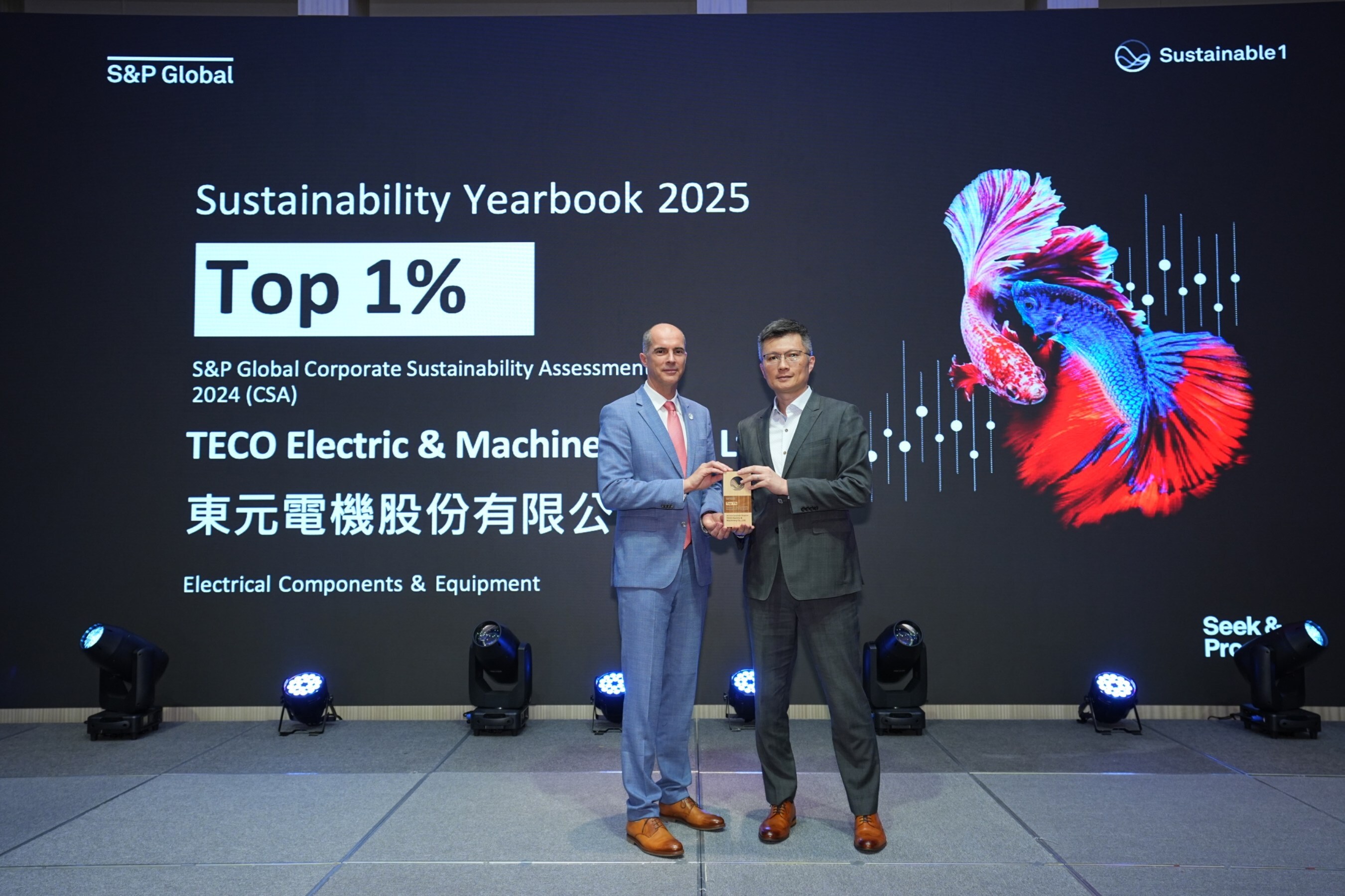 TECO Named in S&P Sustainability Yearbook for 5th Time, Ranks in Global Top 1%