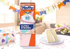 The Hefty® Brand Celebrates 60 Years of Strength with Limited-Edition Birthday Cake-Scented Trash Bags