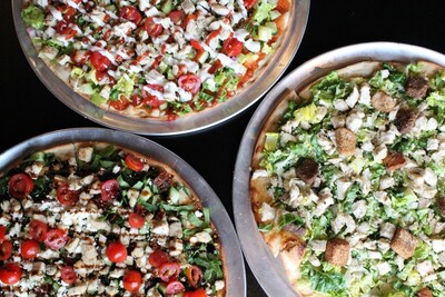 Riko’s three new Summer of Salad Pizzas – the reinvented Chicken Caesar, Mediterranean Chicken and Spinach, and all-new BBQ Chicken Ranch pies.