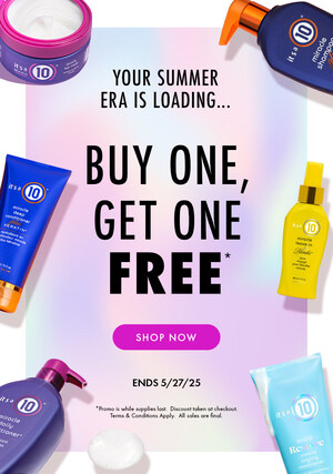 It's a 10® Haircare, Be a 10 Cosmetics™ and Ex10sions Announce BOGO Sale for Memorial Day Weekend It's a 10® Haircare, Be a 10 Cosmetics™ and Ex10sions Announce BOGO Sale for Memorial Day Weekend