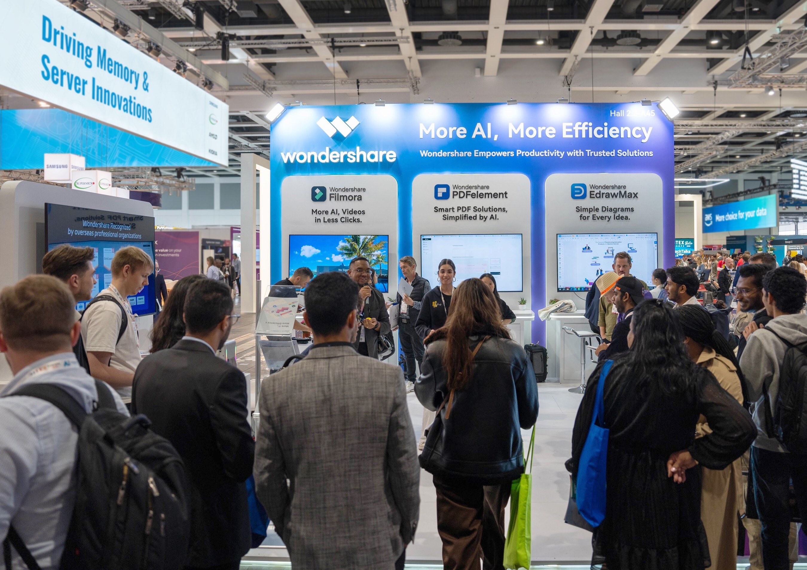 Wondershare präsentiert auf der GITEX EUROPE KI-gestützte kreative Softwarelösungen und bekräftigt damit sein Engagement für eine intelligente Zukunft Europas