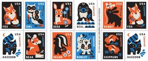 New USPS Stamps Celebrate the Irresistible Charm of Baby Wild Animals