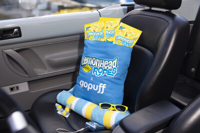 Mr. Lemonhead kicks off summer Fridays, bringing brightness to your rainy day with a Lemonhead Ropes delivery (courtesy of Lemonhead®).