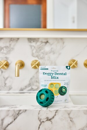 Woof Debuts Doggy Dental Mix: A First-of-Its Kind Dental Care Solution That Turns Playtime into Teeth Cleaning Time