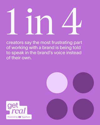 Influencers say the most frustrating part of working with brands is being forced to sound inauthentic, with 1 in 4 influencers citing it as their biggest challenge. Influencers say the most frustrating part of working with brands is being forced to sound inauthentic, with 1 in 4 influencers citing it as their biggest challenge.