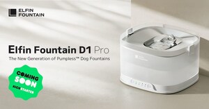 Elfin Launches Innovative Pumpless Dog Fountain on Kickstarter, Revolutionizing Pet Hydration with MagDrive™ Technology