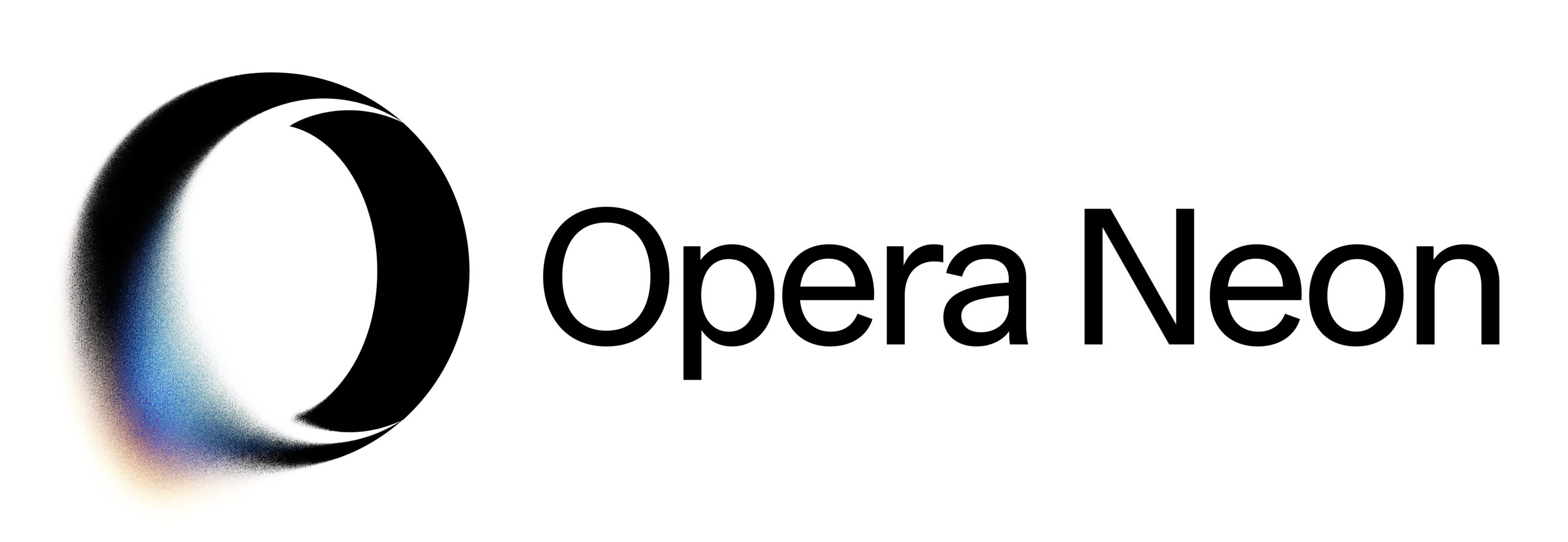 Opera Neon browser logo in dark font and colors (PRNewsfoto/Opera Limited)