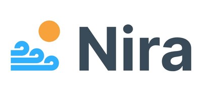 Nira Energy logo featuring a stylized blue grid wave and orange sun symbol, alongside the word "Nira" Nira Energy logo featuring a stylized blue grid wave and orange sun symbol, alongside the word "Nira"