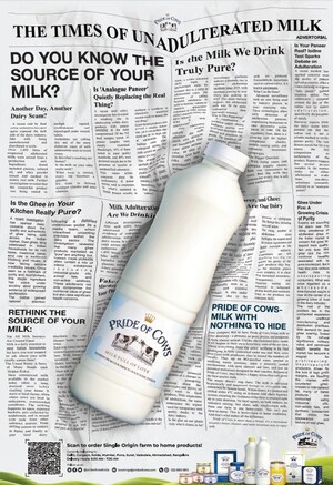 Pride of Cows' New Campaign Encourages Consumers to Ask: "What's the Source of Your Milk?"