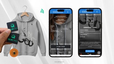 Qliktag Phygital Technology with Secure Unclonable NFC & Web3 Blockchain Tokenization