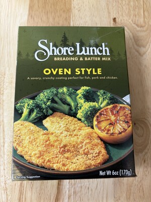 HOMEGROWN FAMILY FOODS ISSUES ALLERGY ALERT ON UNDECLARED MILK IN SHORE LUNCH OVEN STYLE BREADING &amp; BATTER MIX