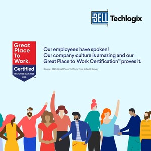 Bell Techlogix Earns 2025 Great Place To Work Certification™ - Three Years in a Row