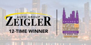 Zeigler Auto Group Earns its 12th Chicago's Best &amp; Brightest Companies To Work For® Award