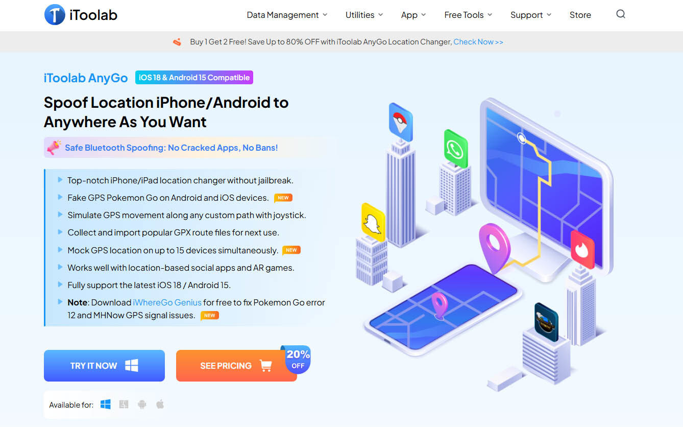 iToolab AnyGo 50% Off: Easy GPS Spoofing for GO Fest 2025