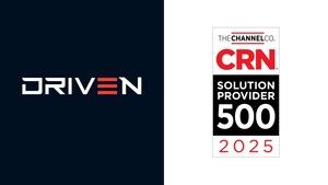 Driven Tech Rises to #283 on 2025 CRN® Solution Provider 500 List