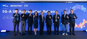 中興通訊攜手AIS與聯發科技舉辦UE聚合技術發佈會，引領5G-A能力新突破