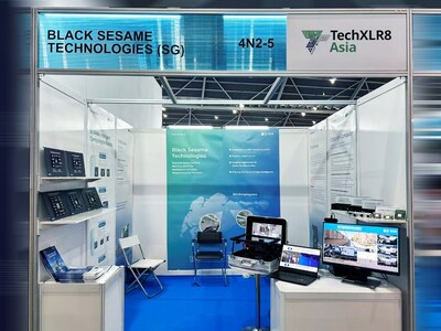 Black Sesame Technologies Exhibition Booth (PRNewsfoto/Black Sesame Technologies)