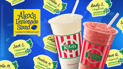 Rita’s Adds a Twist to Summer with New Limeade Frozen Lemonade Ice Blender and Annual Alex’s Lemonade Stand Foundation Fundraiser