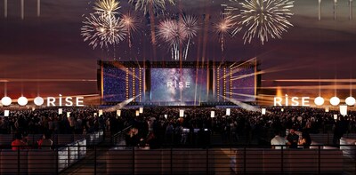 RISE Festival is proud to unveil The Horizon, a sleek new massive open-air stage designed to rival the most iconic performance spaces in the world