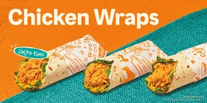 Popeyes® Rolls Out All-New Chicken Wraps in Three Signature Flavors Alongside New Blueberry Beverages