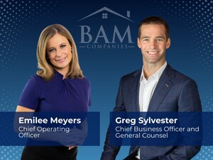 The BAM Companies Announces Promotions: Greg Sylvester Named Chief Business Officer and Emilee Meyers Named Chief Operating Officer