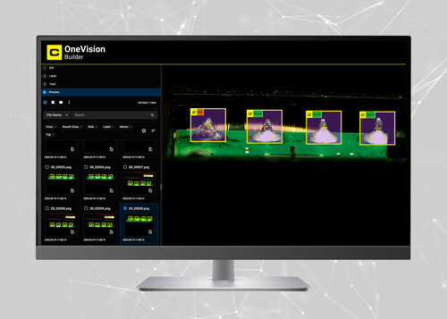 The OneVision software platform, shown here analyzing circuit board welds, uses AI to improve and simplify application development and unify multiple tools, sites, and workflows. The OneVision software platform, shown here analyzing circuit board welds, uses AI to improve and simplify application development and unify multiple tools, sites, and workflows.