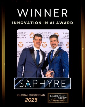 Saphyre Wins "Innovation in AI" Award from Global Custodian
