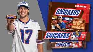 SNICKERS® DRAFTS JOSH ALLEN TO SATISFY HALFTIME HUNGER, ONE BITE AT A TIME
