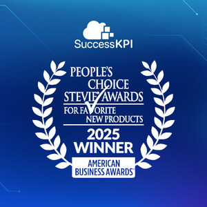 SUCCESSKPI WINS PEOPLE'S CHOICE STEVIE® AWARD FOR "INVISIBLE AI" IN 2025 AMERICAN BUSINESS AWARDS®