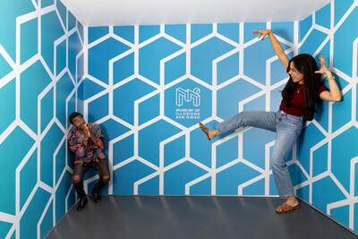 The Ames Room, one of more than 80 photo-worthy exhibits at Museum of Illusions San Diego