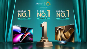 Hisense Dominasi Peringkat Global pada Triwulan I-2025 untuk Segmen-Segmen Produk TV MiniLED, TV 100 Inci, dan TV Laser