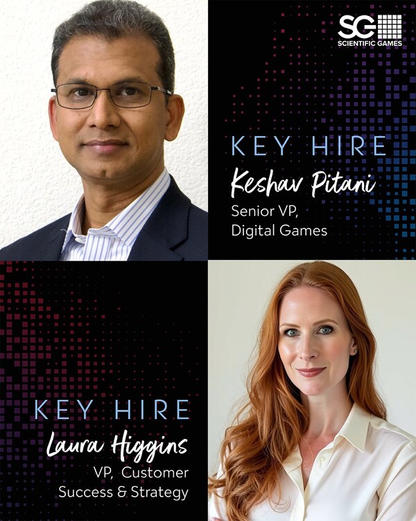 Keshav Pitani joins Scientific Games as Senior Vice President, Digital Games. Laura Higgins joins as Vice President, Customer Success & Strategy for the company’s global digital team. The appointment of two seasoned executives underscores Scientific Games' continued investment in its globally expanding digital business.