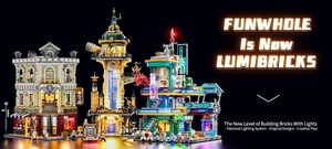 FUNWHOLE wird zu LUMIBRICKS und ist weiterhin führend im Bereich der lichtintegrierten Bausteine