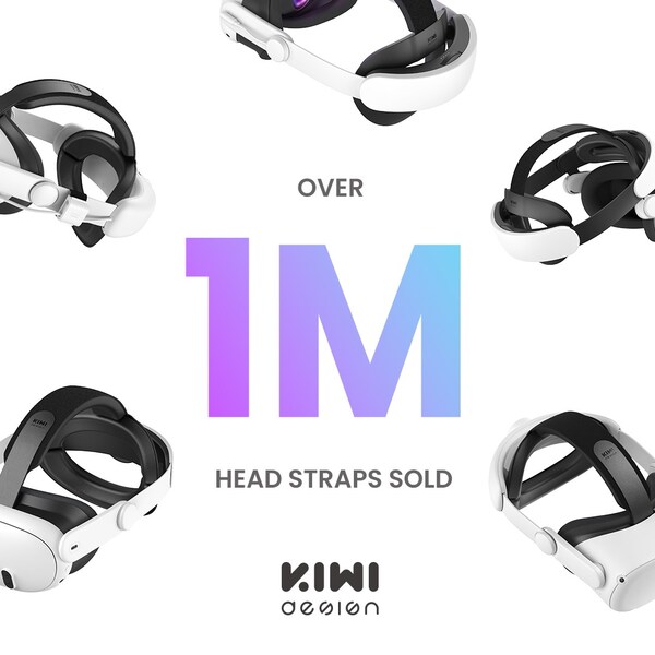 KIWI design one million head straps sold