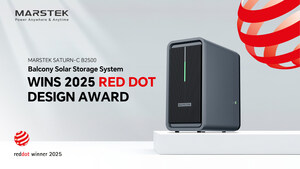 MARSTEK SATURN-C B2500 remporte le Red Dot Award 2025, qui met en lumière le stockage solaire intelligent et stylé pour les balcons