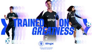 BingX y el Chelsea FC presentan la equipación de entrenamiento 25/26 con la campaña "Entrenados para la Grandeza"
