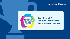 SchoolStatus Wins EdTech Breakthrough Award for 2025 Best IT Solution Provider