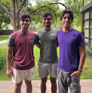 From left to right D. Rupawalla, R. Rupawalla, Walji