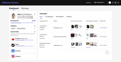 This example showcases the Back-end Dashboard of 