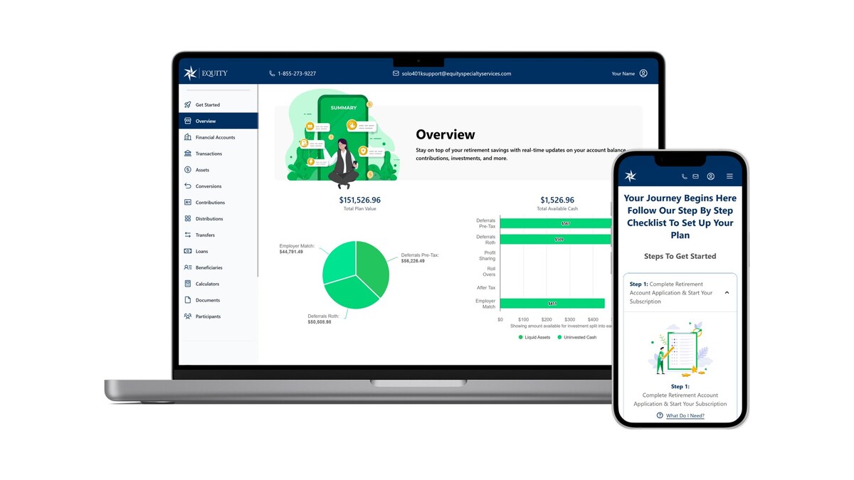 New Equity Solo 401(k) Integrated Platform Simplifies DIY Retirement  Investing