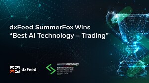 dxFeed SummerFox Wins "Best AI Technology - Trading" at the 2025 Sell-Side Technology Awards