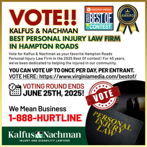 Kalfus & Nachman Calls on Hampton Roads to Vote in Virginia Media's 2025 "Best Of" Contest