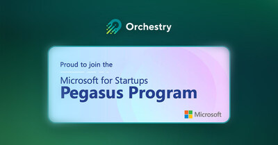 Orchestry is proud to join the Microsoft for Startups Pegasus Program (CNW Group/Orchestry Software) Orchestry is proud to join the Microsoft for Startups Pegasus Program (CNW Group/Orchestry Software)