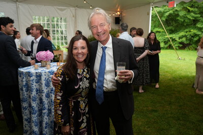 Maura Brush OWG President and CEO with Clive Aslet