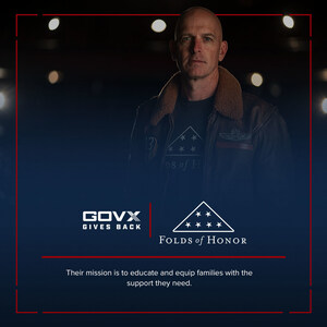 GOVX Raises Over $62,000 for Folds of Honor, Providing Scholarships for Families of US Military and First Responders