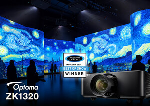 Optoma Unveils ProScene Series 4K UHD+ WQUXGA Laser Projectors at InfoComm 2025
